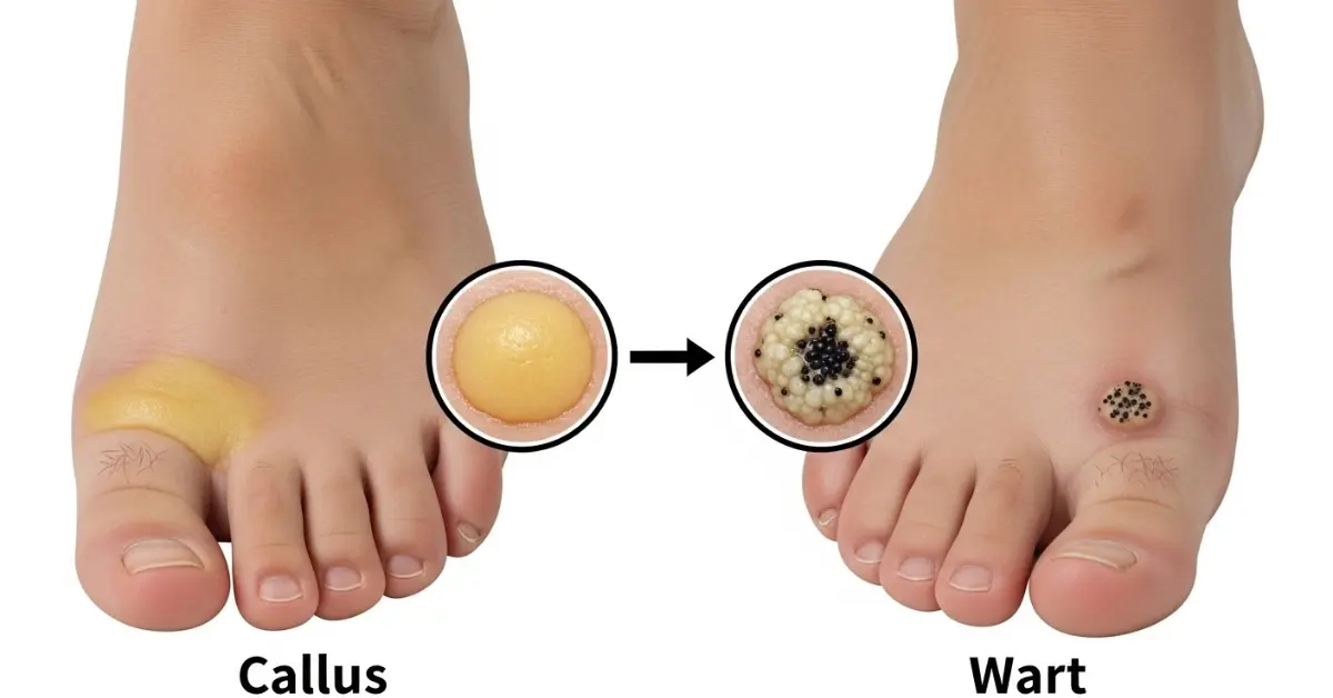 difference-between-callus-and-wart