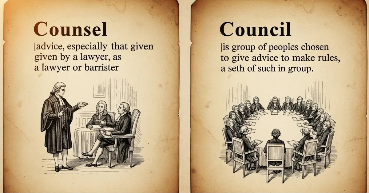 difference-between-counsel-and-council