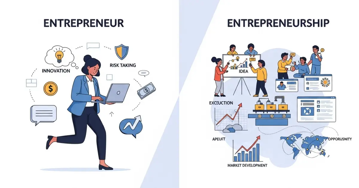 difference-between-entrepreneur-and-entrepreneurship