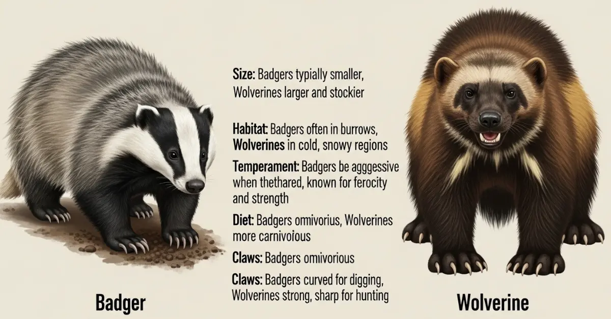 difference-between-badger-and-wolverine