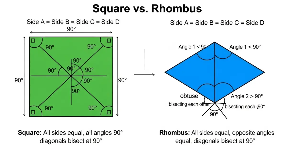 difference-between-square-and-rhombus